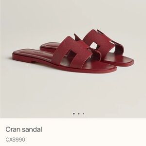 Red Oran Sandals